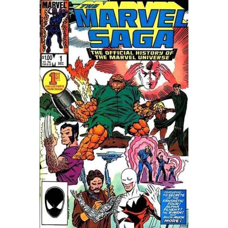 Marvel Saga #1 in Near Mint minus condition. Marvel comics [c]