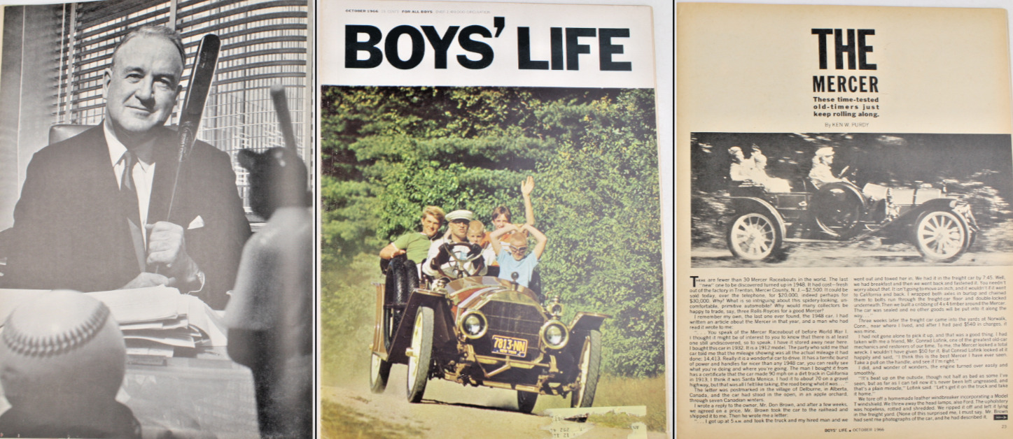 OCT 1966 BSA Boys Life Magazine Boy Scouts Joe Cronin Mercer Raceabout Astronaut
