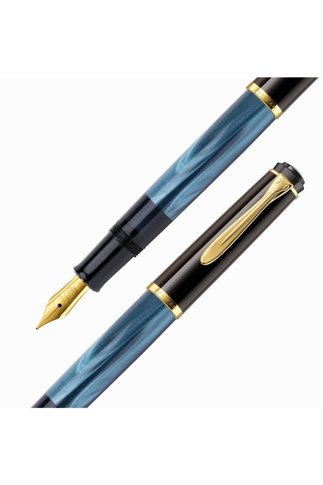 Pelikan special M200 Pearl Blue Fountain  Pen - EF Nib