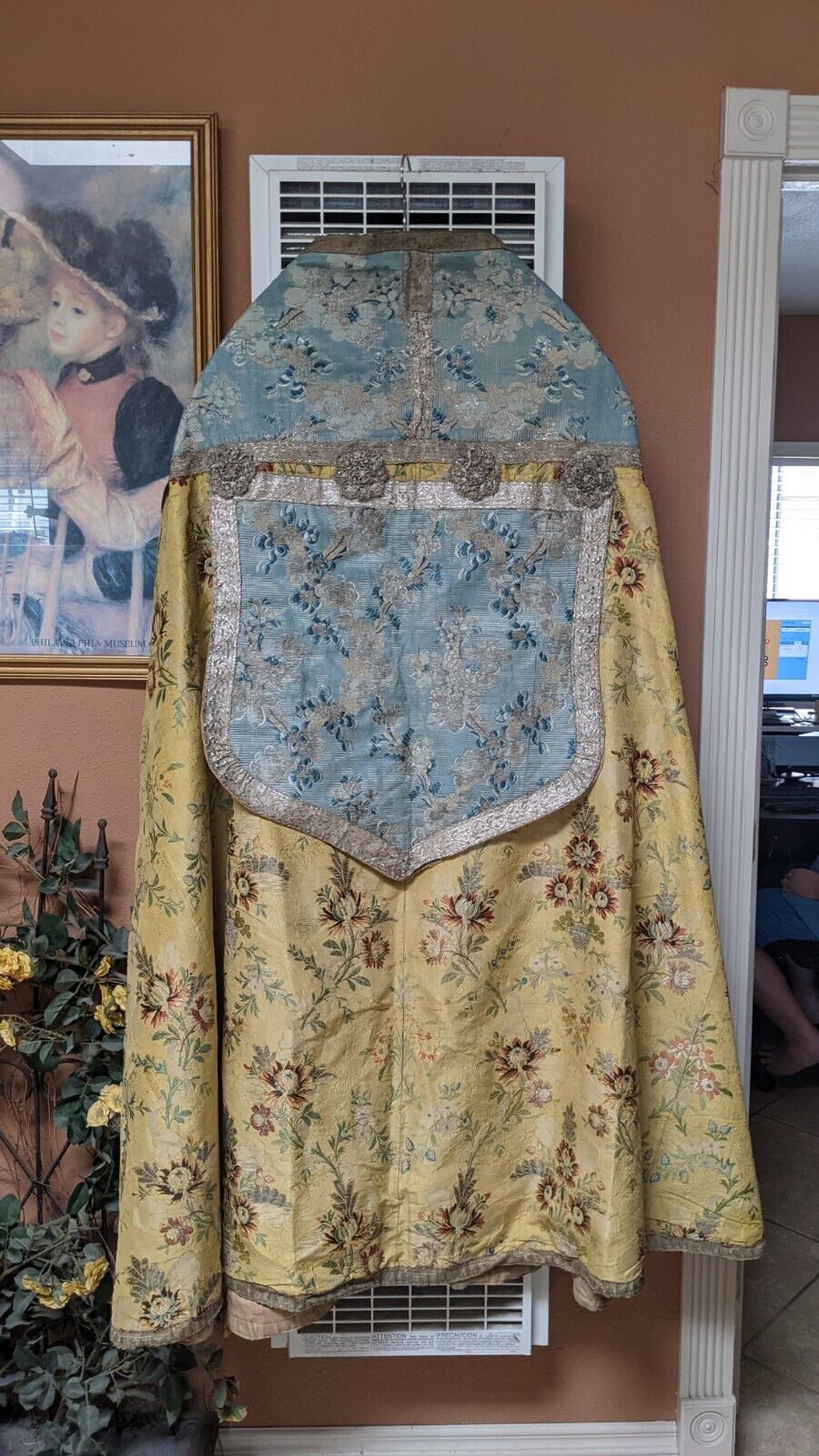 Antique French 17th or 18th Century Silk Cope