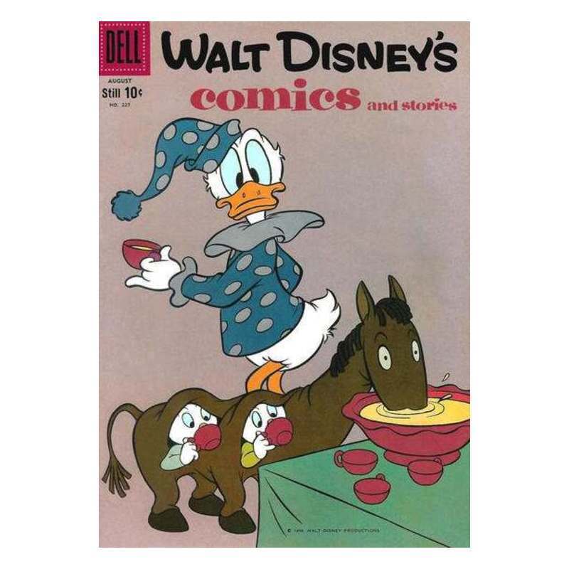 Walt Disney\'s Comics and Stories #227 in Fine condition. Dell comics [f,