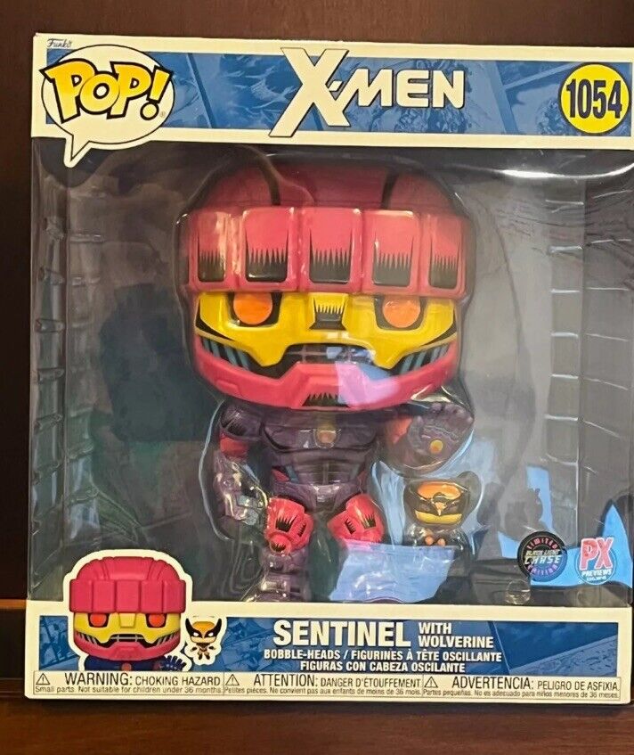 Funko Pop New in Box X-Men Sentinel w/Wolverine Jumbo 10\