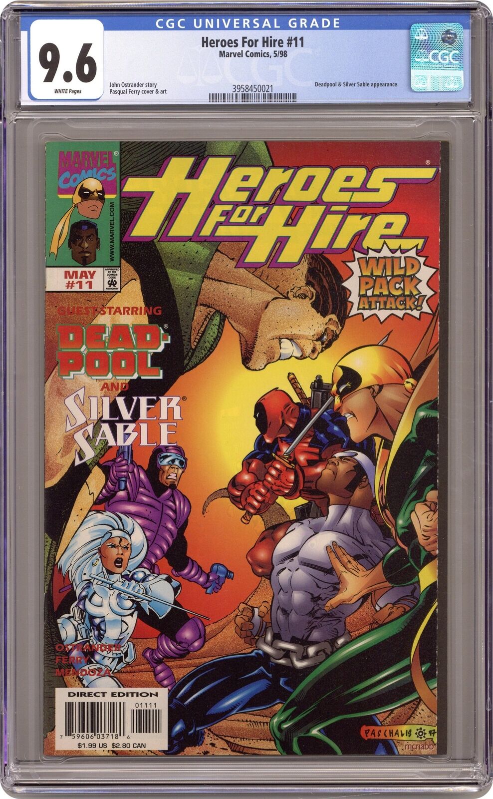 Heroes for Hire #11 CGC 9.6 1998 3958450021