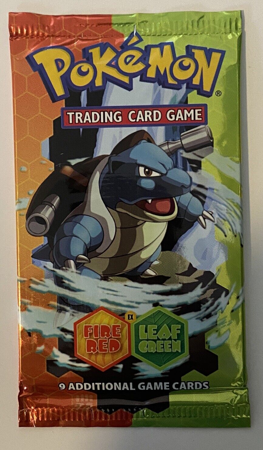 Blastoise Pokemon EX FireRed LeafGreen booster pack