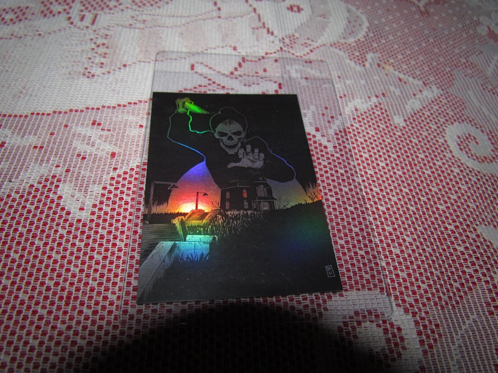 BAM EXCLUSIVE HORROR ARTIST SELECT CARD 90/100 SHINY RARE NEW PSYCHO HITCHCOCK