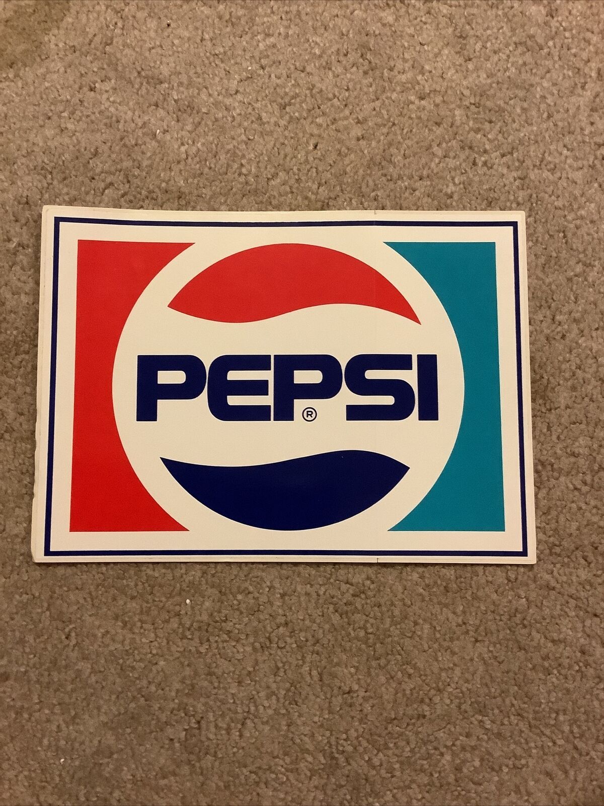 Original New Pepsi Sticker