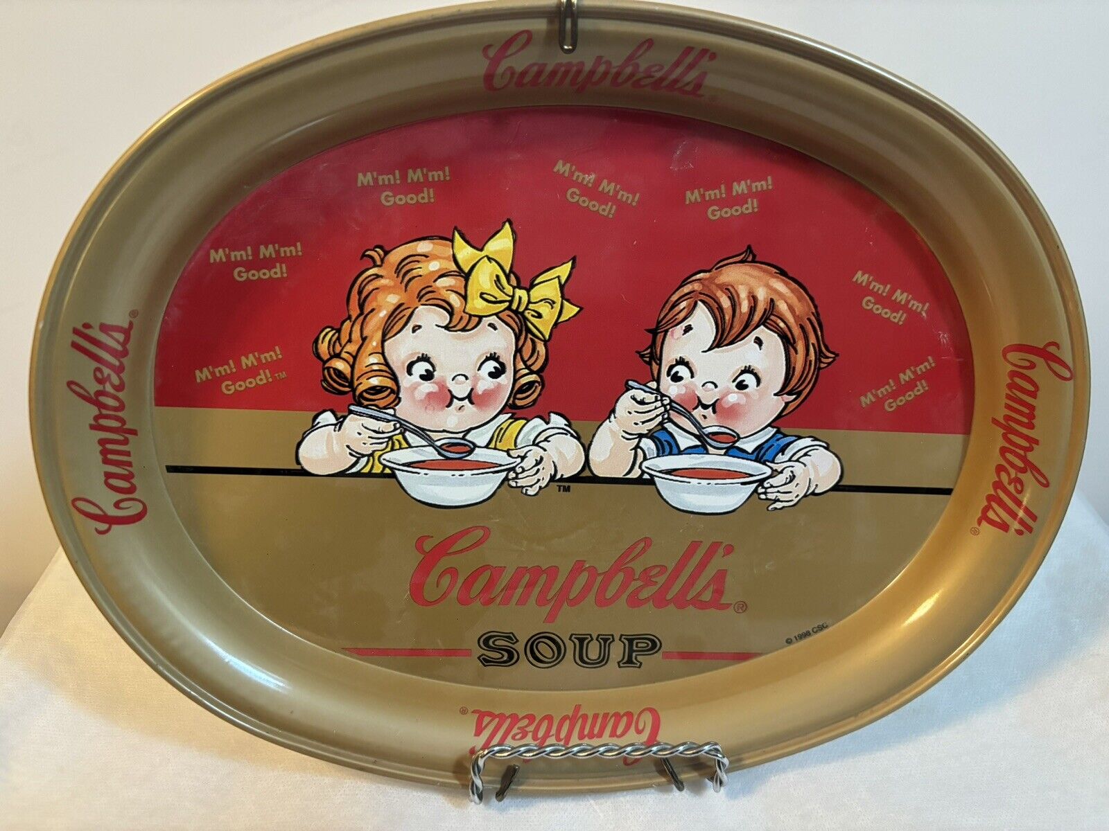 MCM Vintage Campbell’s Oval Soup Tray