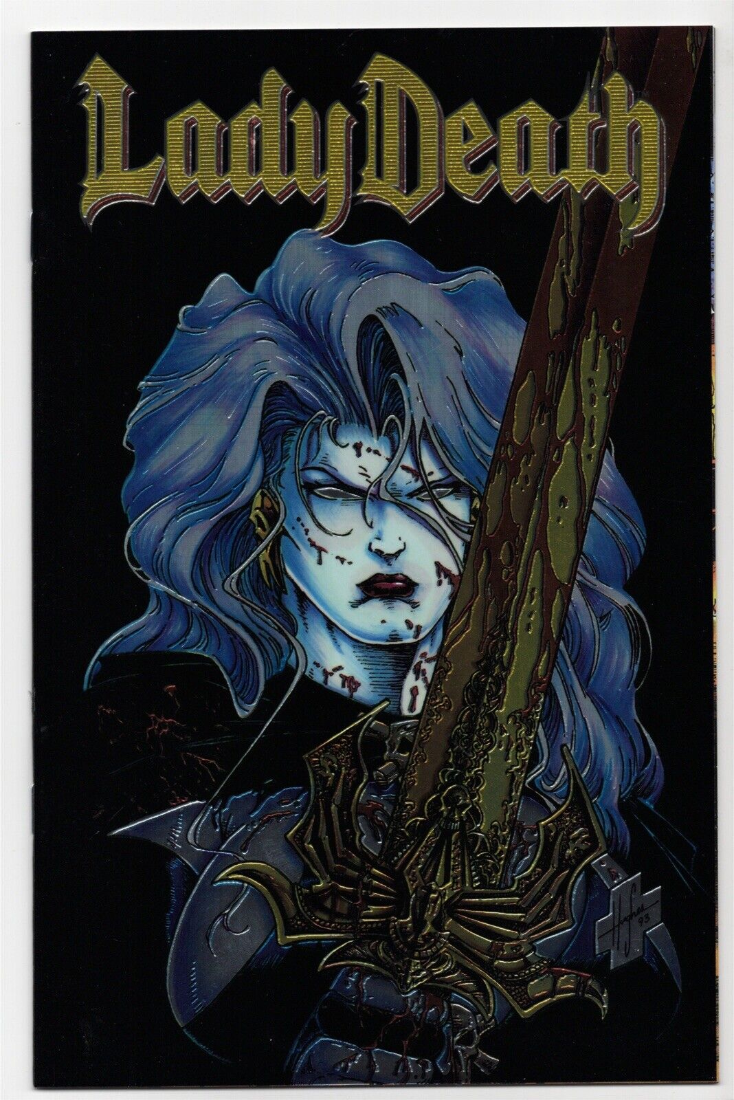 Lady Death  #1 - Twilight of Innocence  Chromium Cover  Limited Series NM