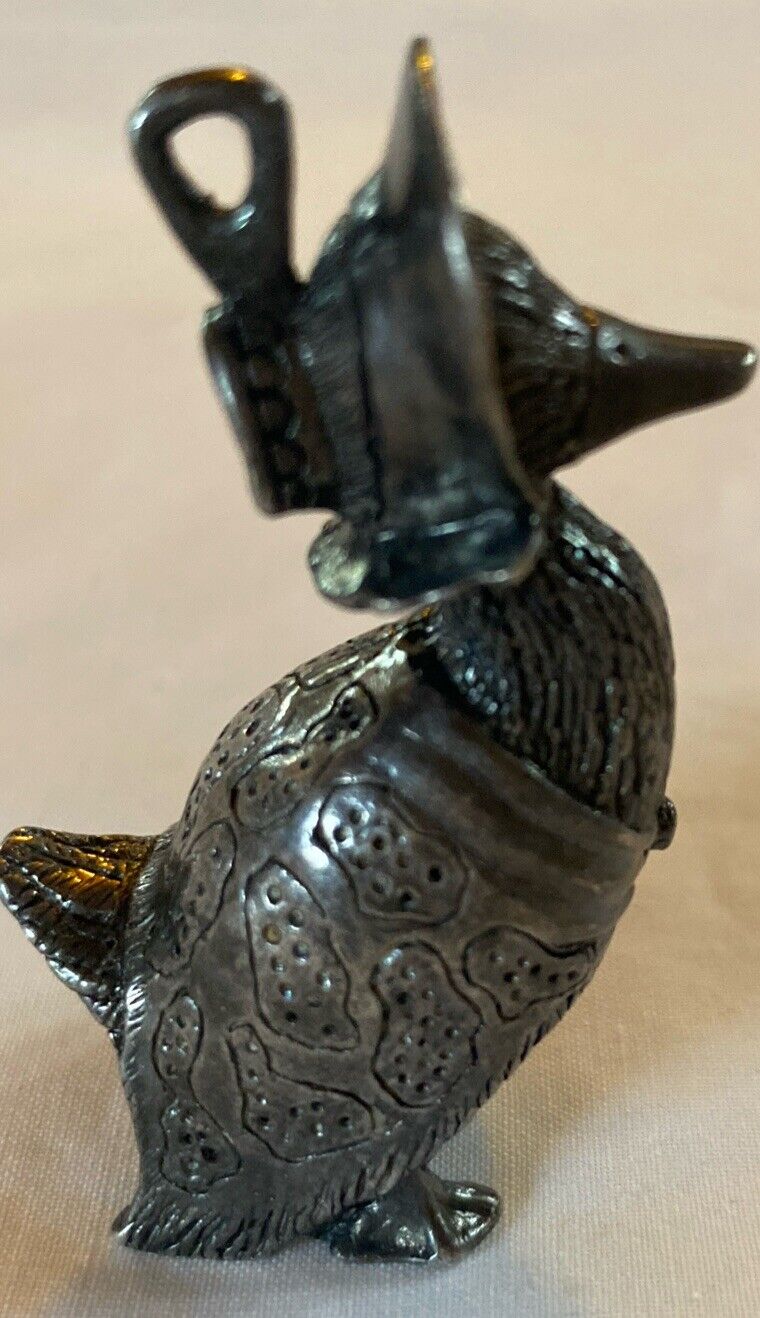 Hand & Hammer Sterling Silver Beatrix Potter Jemima Puddleduck Figure/Ornament