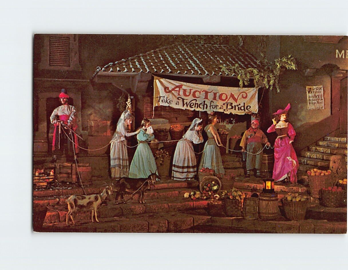 Postcard Pirates Of The Caribbean, Walt Disney World, Florida