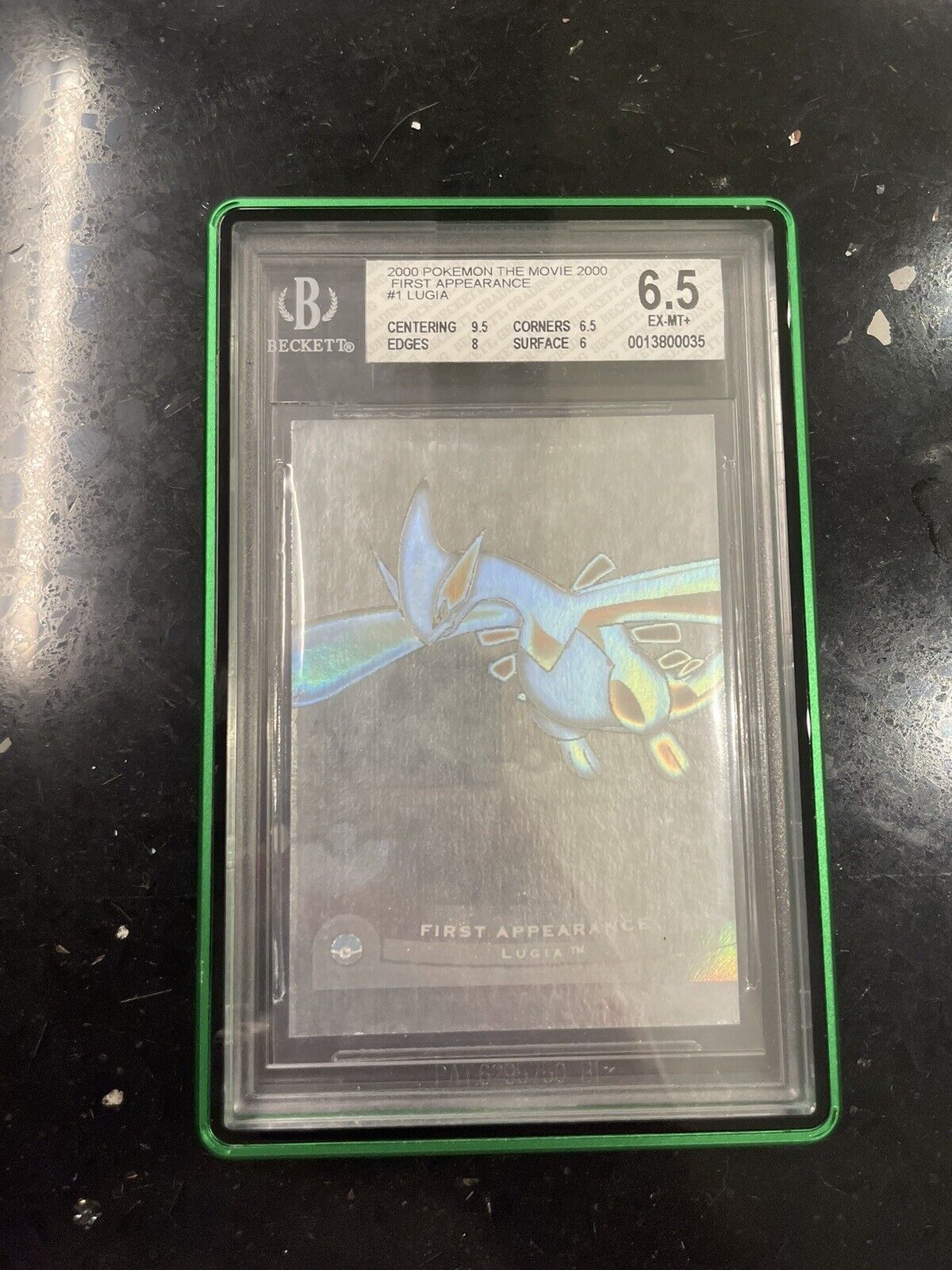 2000 Topps Pokemon The Movie First Appearance Lugia Hologram #1 BGS 6.5 SSP Rare