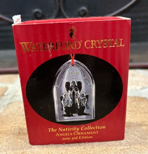 Waterford Crystal Nativity Collection - Angels Ornament, 2000 3rd Edition