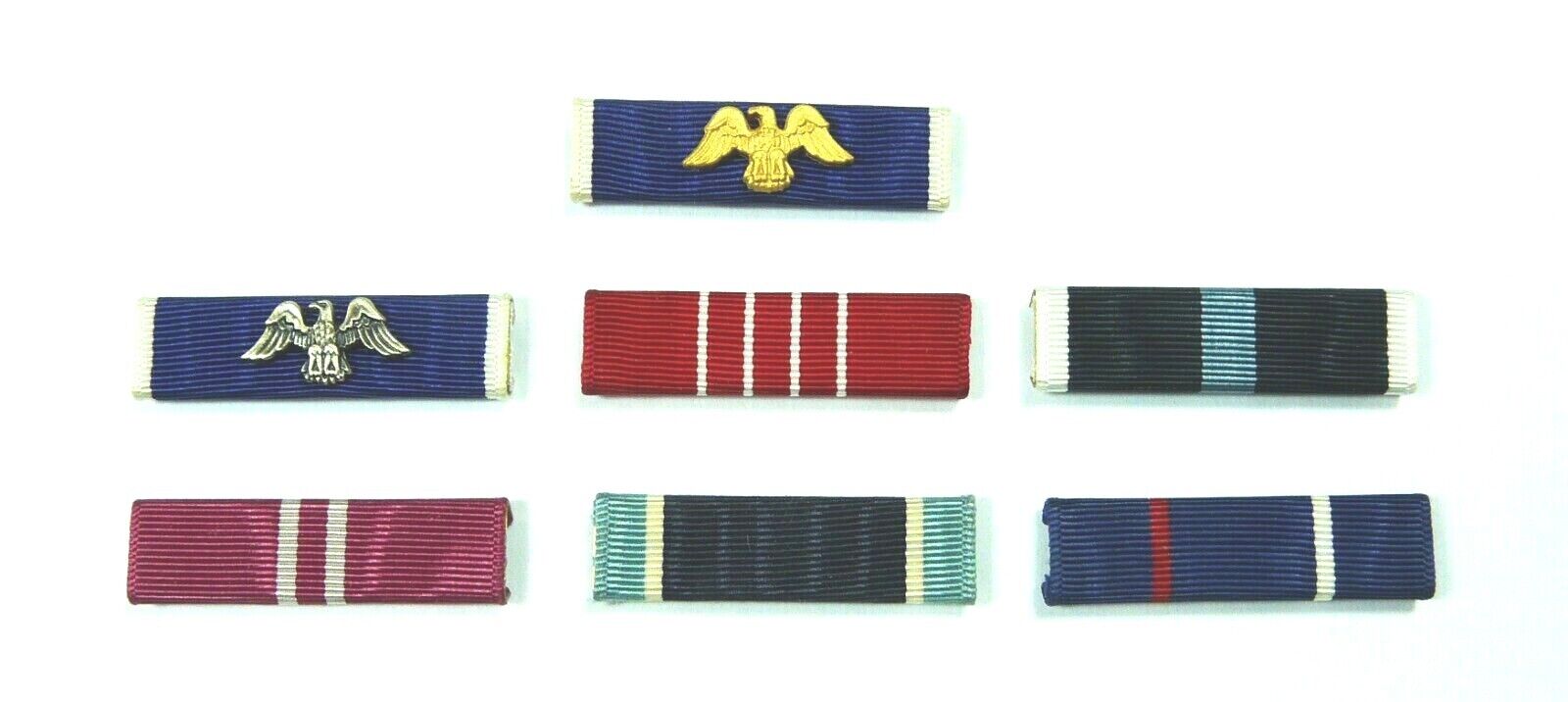 RARE US Presidential Civilian Medal service ribbons, set of 7