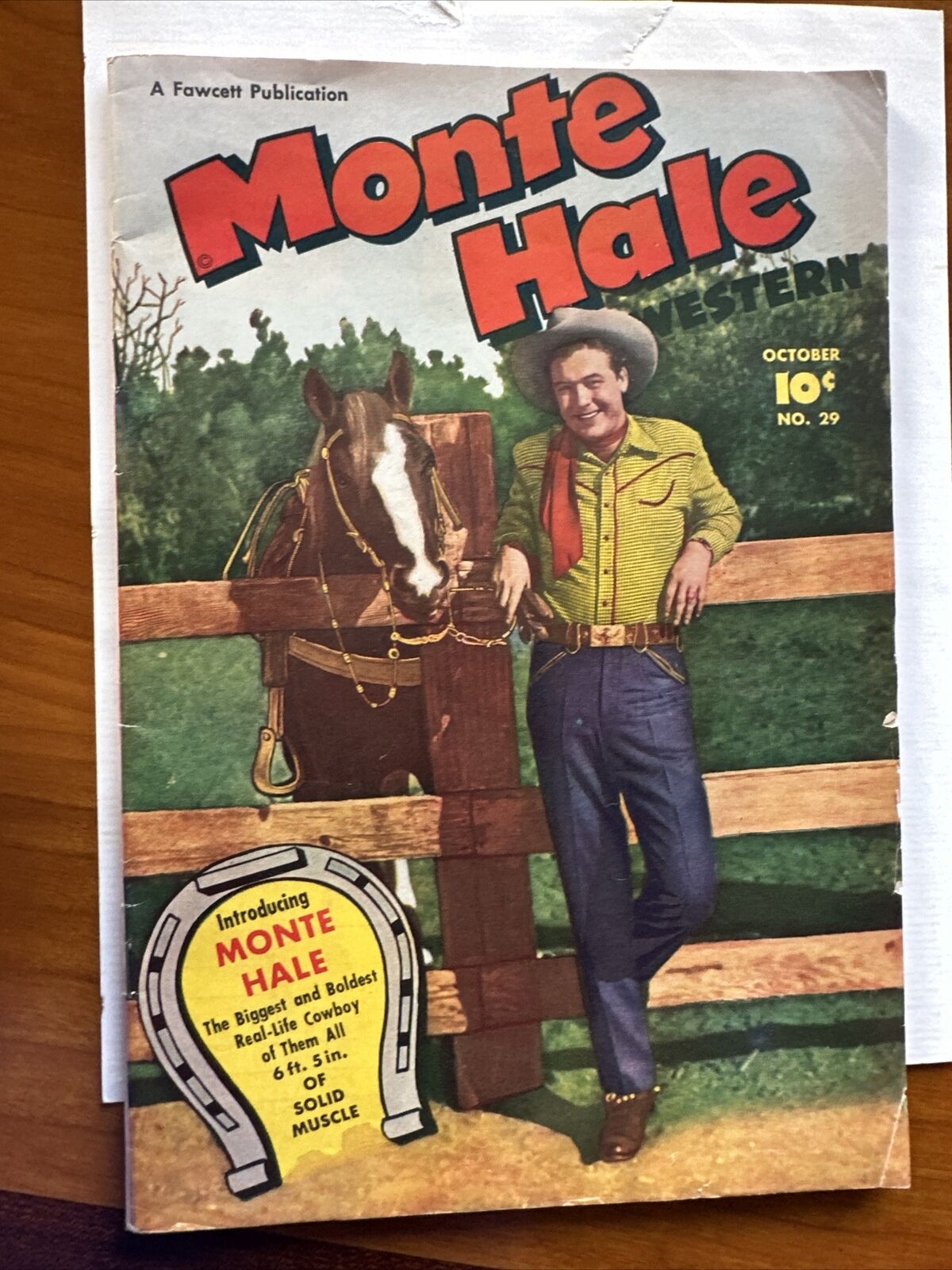 Monte Hale Western comic book October 1948 five number 29