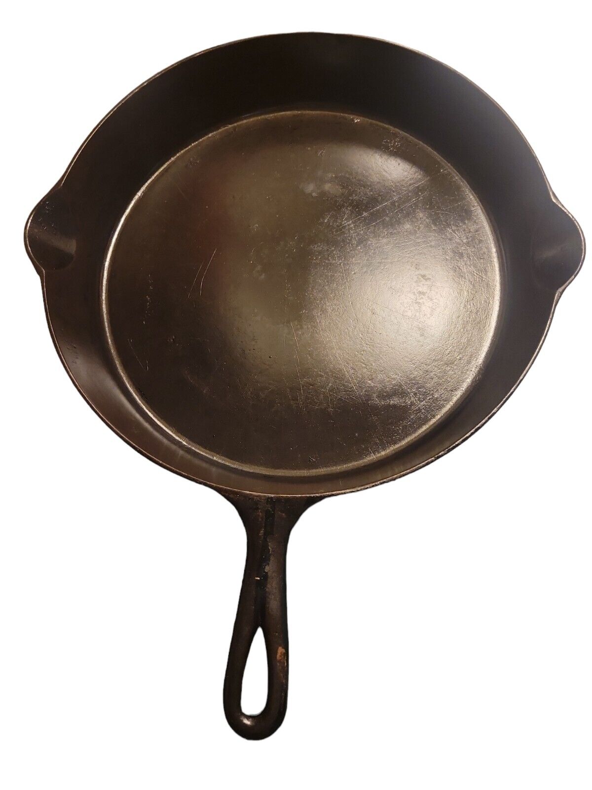 Pre Griswold Erie 1st Series #12 Cast Iron Skillet Circa 1860s-80s