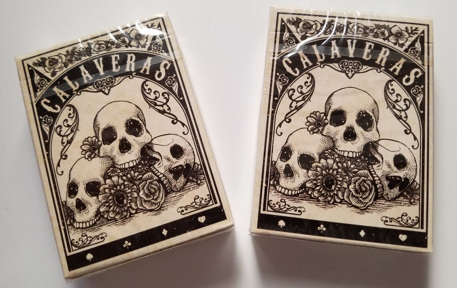 Calaveras by Dead on Paper, Great Halloween gift. Spooky Skulls- for poker night