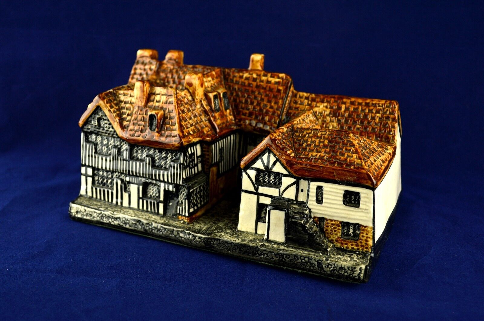 RARE Tey Pottery MERMAID INN Rye Sussex Britain In Miniature Handcrafted Model