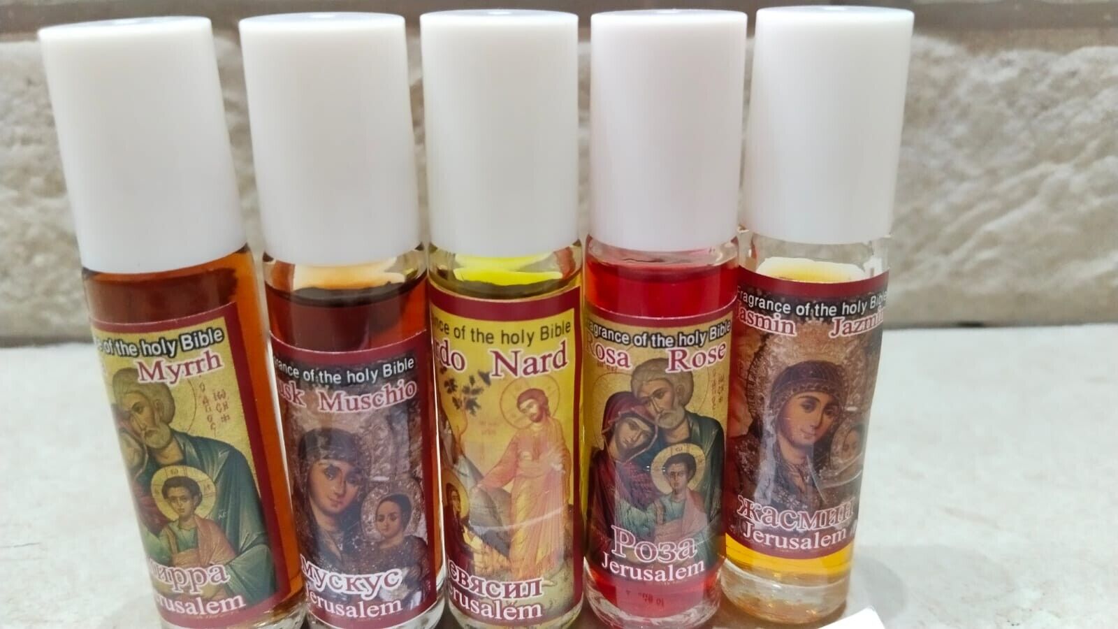 Blessed Anointing Oil Jerusalem Holy Land The Mystery of Anointing of the Sick