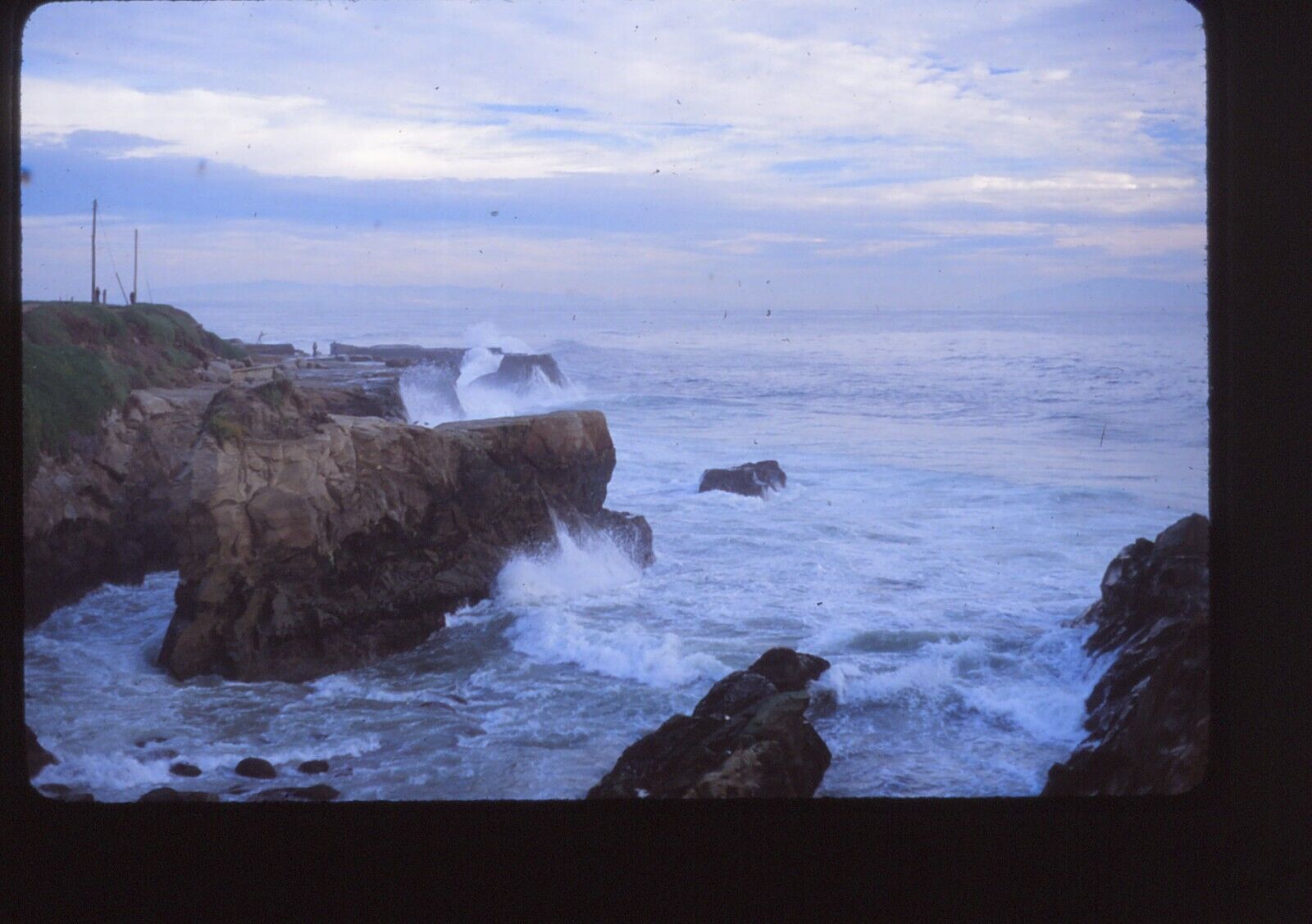 Vintage Film Slide 1979 West Cliff Drive Santa Cruz California
