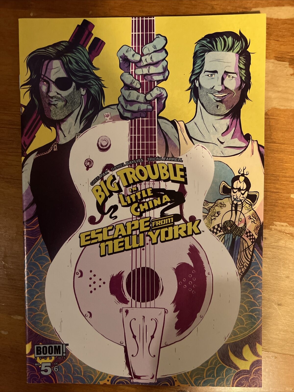 Big Trouble in Little China/Escape From New York #5 NM Boom 👀HTF Rare