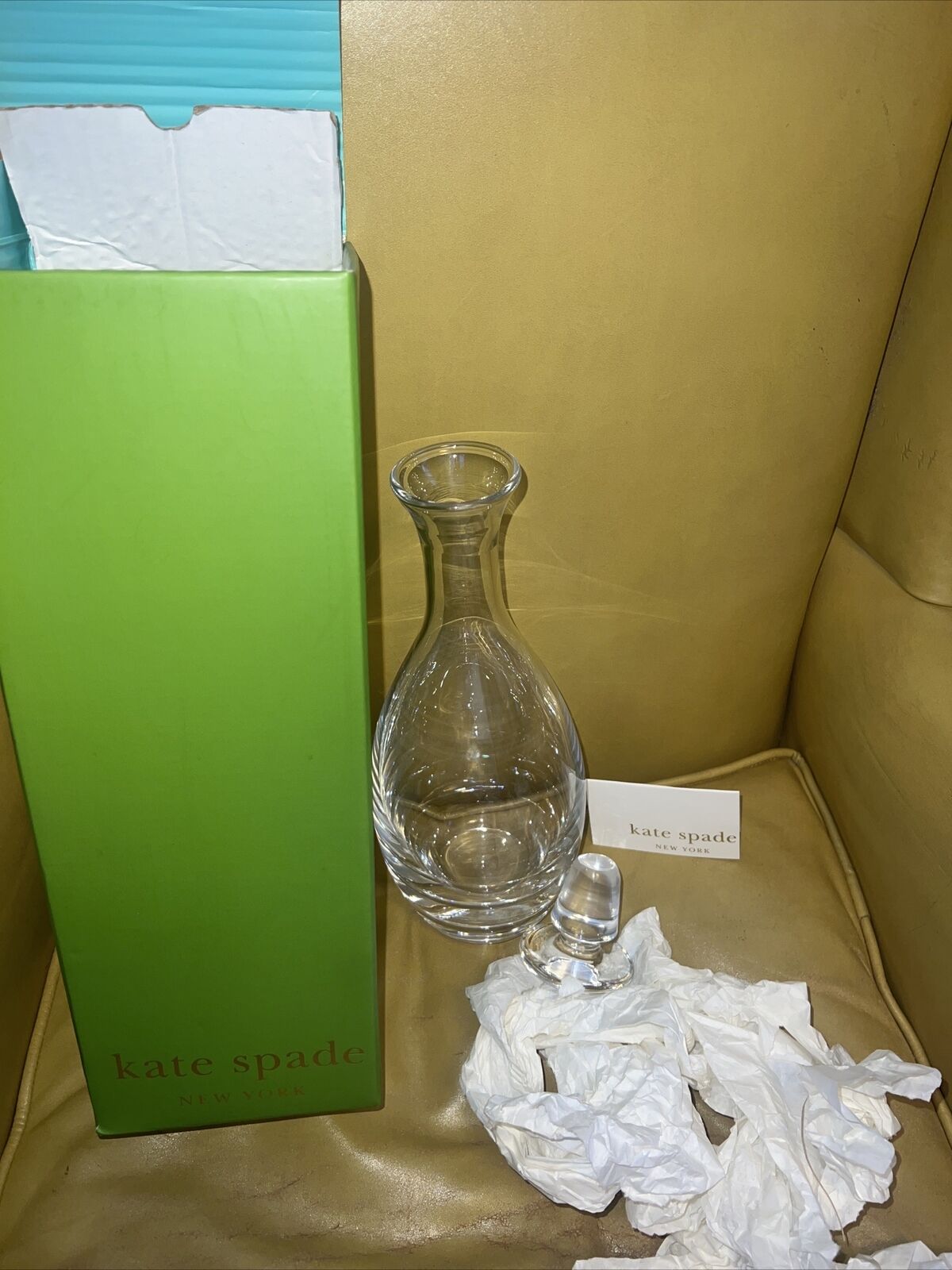 Kate Spade Decanter Bottle With Lid