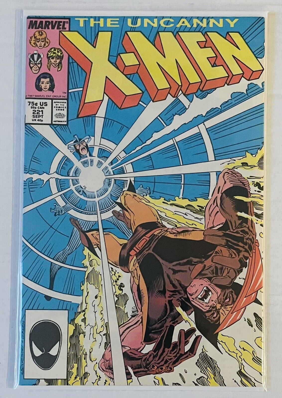 X-Men #221  🔑KEY  1st Full Appearance Of Mr. Sinister   1987