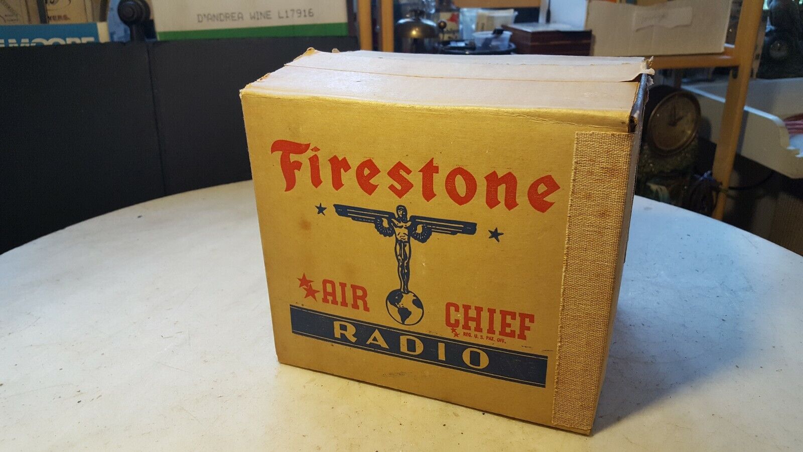 1940 FIRESTONE Air Chief Radio Box-Great For Display