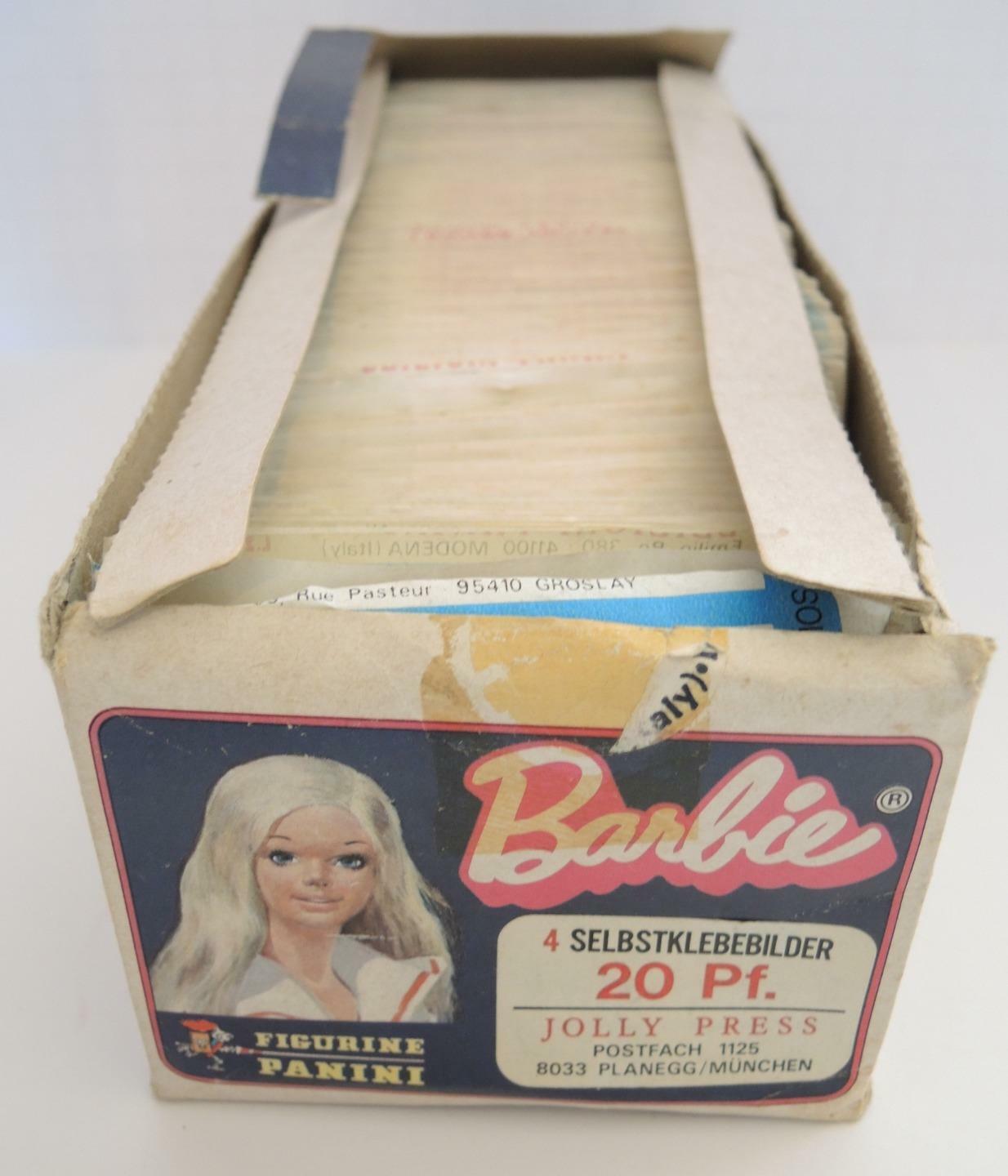1978 Over 150 Figurine Panini Barbie Sealed Package Packs