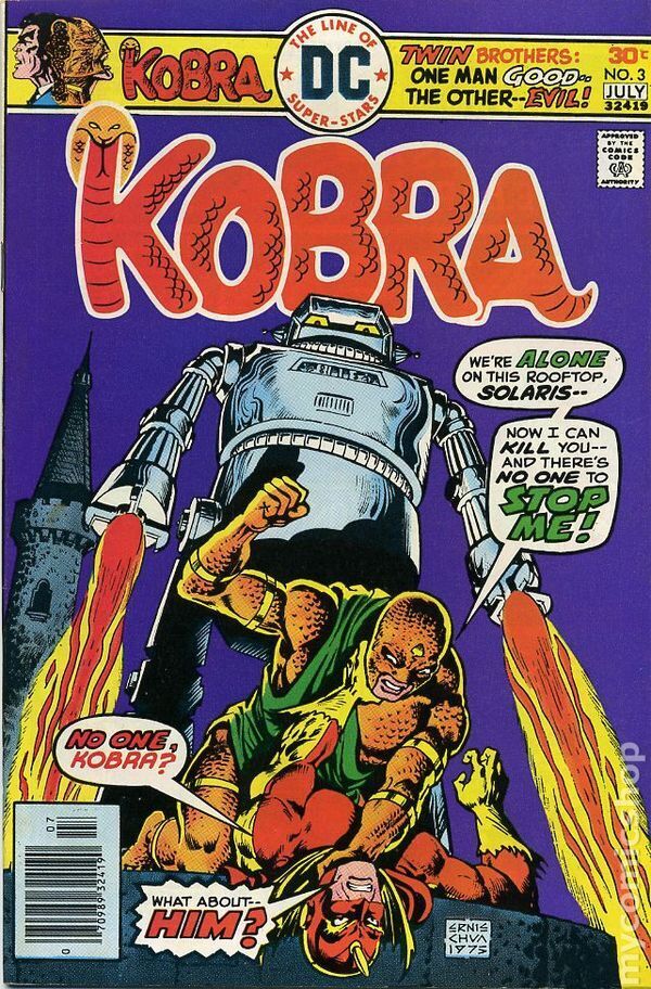 Kobra #3 VG 1976 Stock Image Low Grade