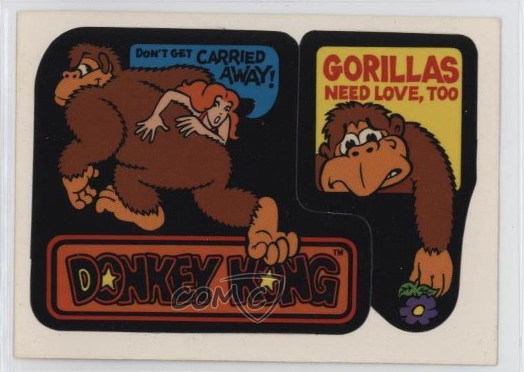 1982 Topps Donkey Kong Don\'t Get Carried Away 0s55