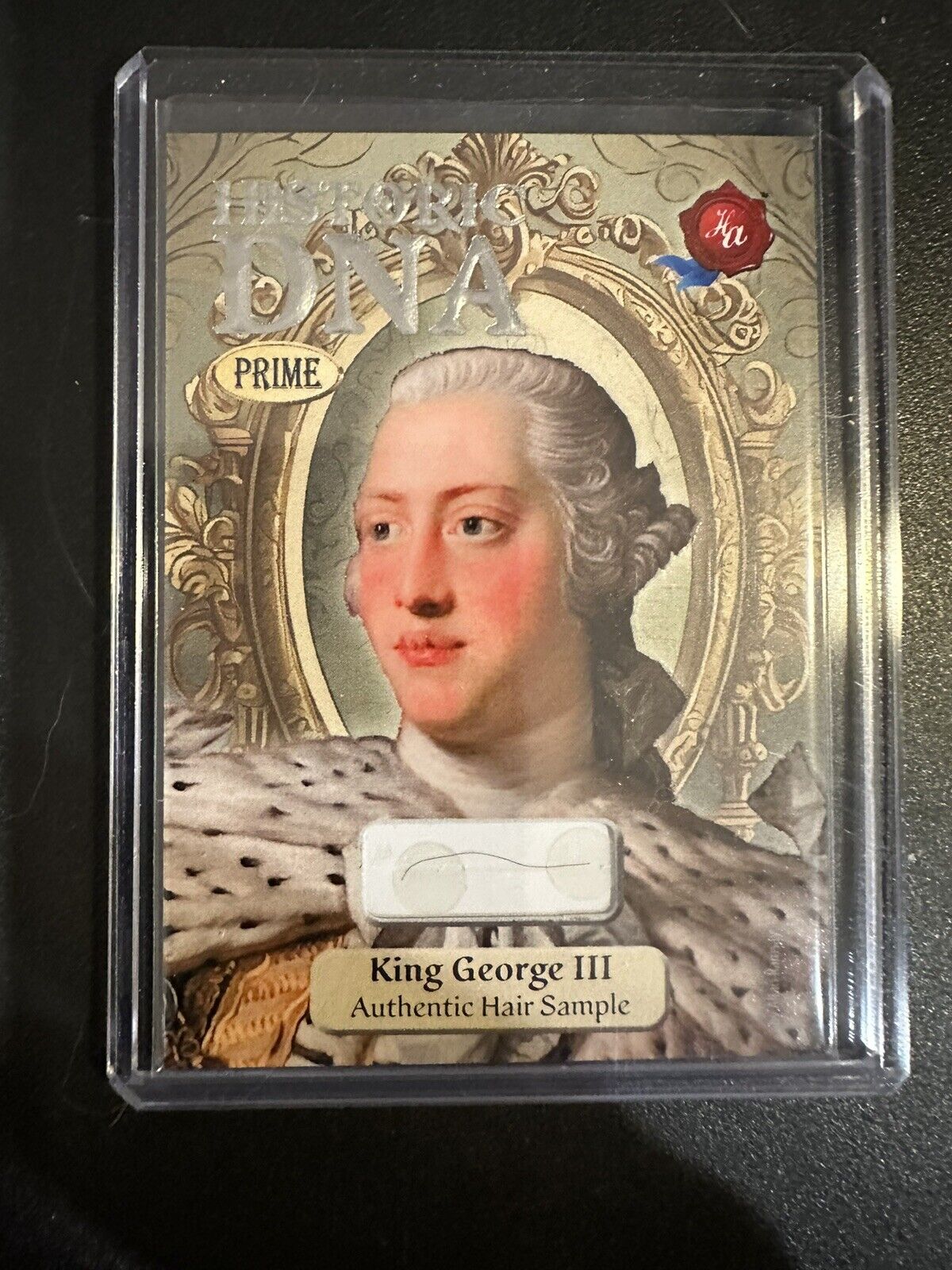 2024 Historic Autographs King George III /25 Authentic Hair Relic DNA England