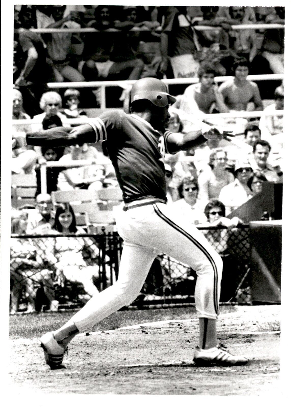 LD324 Orig Ronald Mrowiec Photo MITCHELL PAGE 1977-83 OAKLAND A\'S LEFT FIELDR