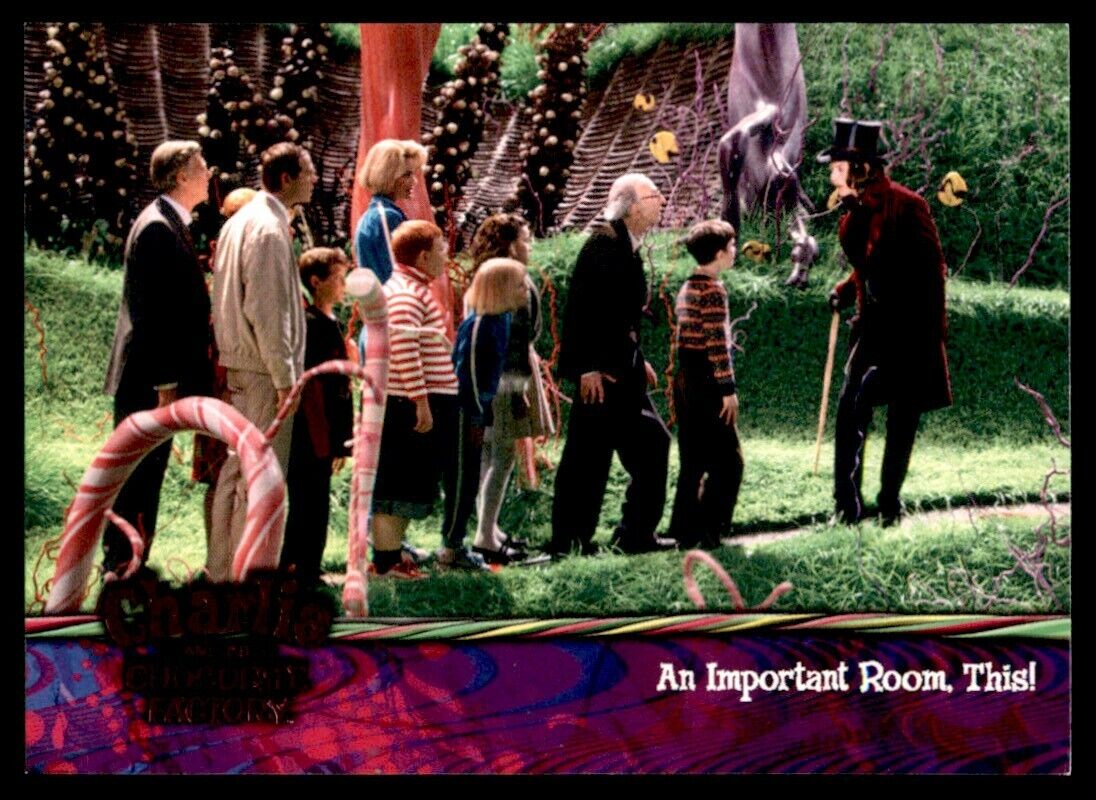 2005 ArtBox Charlie and the Chocolate Factory An Important Room, This Depp Wonka
