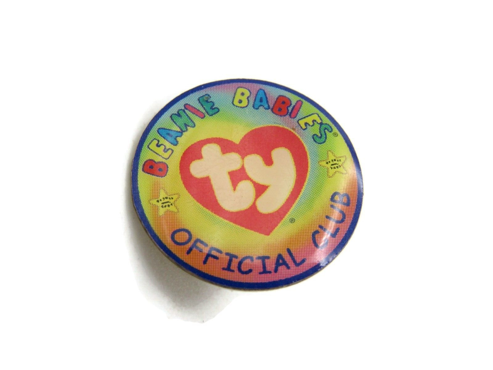 TY Beanie Babies Official Club Pin Gold Tone
