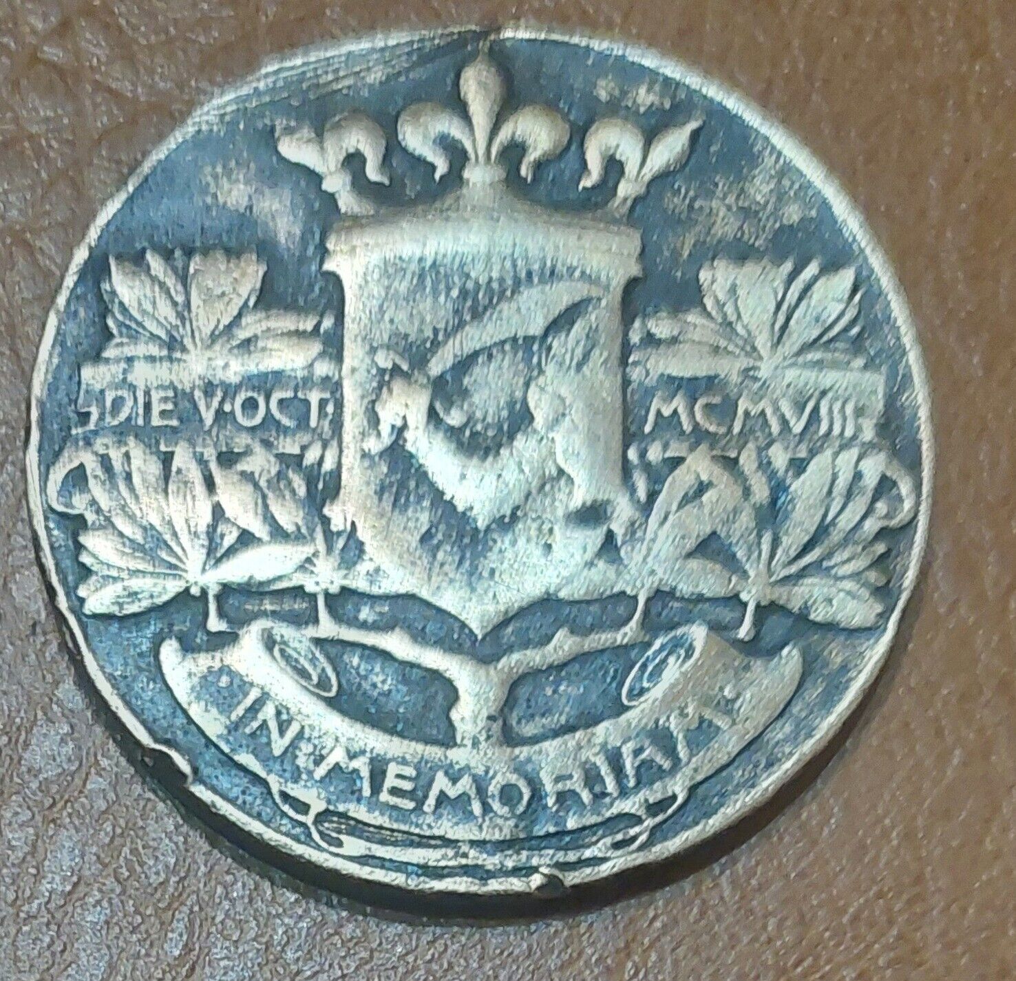 Bosnia Medal-1909-Franz Joseph I-One year after anexation-1908- Jubilee-Original