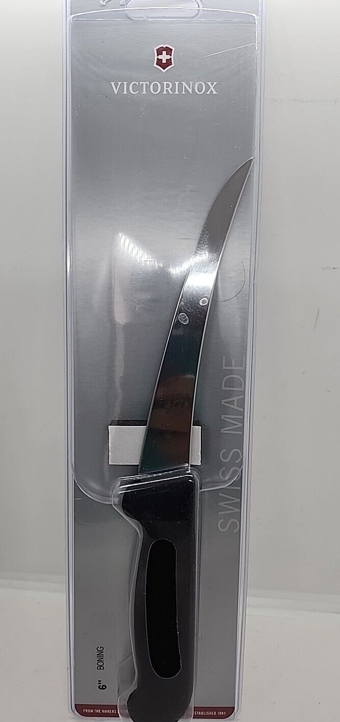 NEW Victorinox  swiss Army cutlery fibrox pro curved boning knife 6\