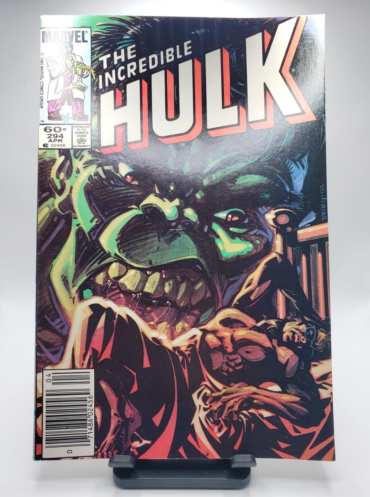 Incredible Hulk #294 Marvel 1984 1st Max Stryker-Mark Jewelers Insert Nice Copy