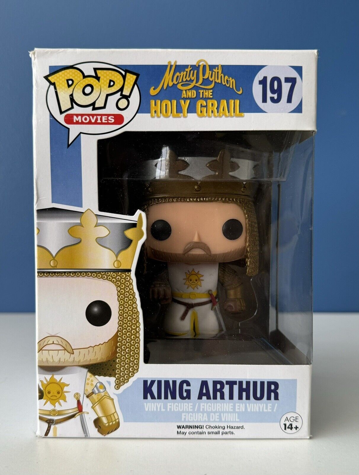 Funko Pop Movies: Monty Python and the Holy Grail - King Arthur #197 (Vaulted)