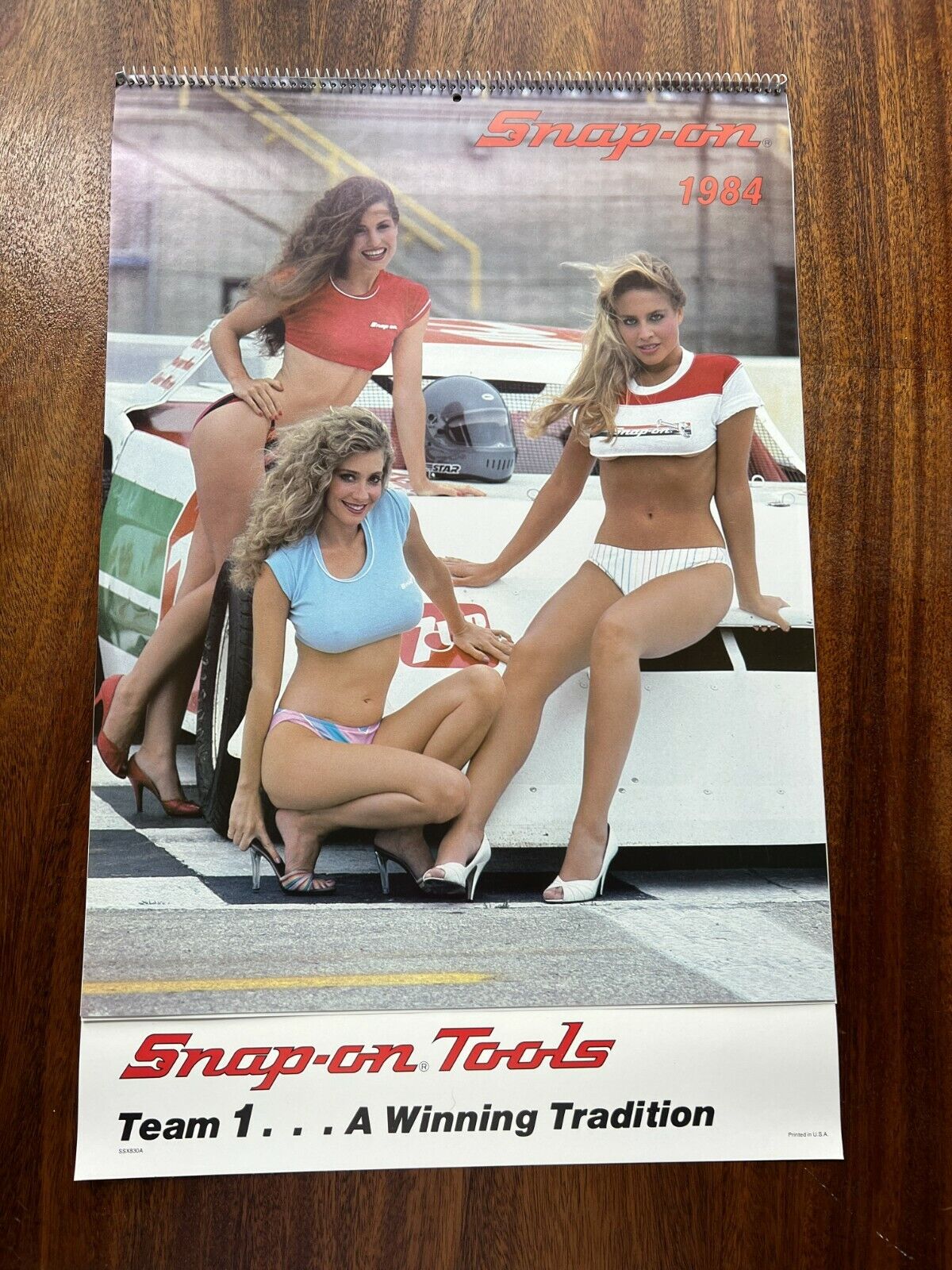 Rare Vintage 1984 SNAP-ON TOOLS Collectors Edition Pinup Girl Swimsuit Calendar 