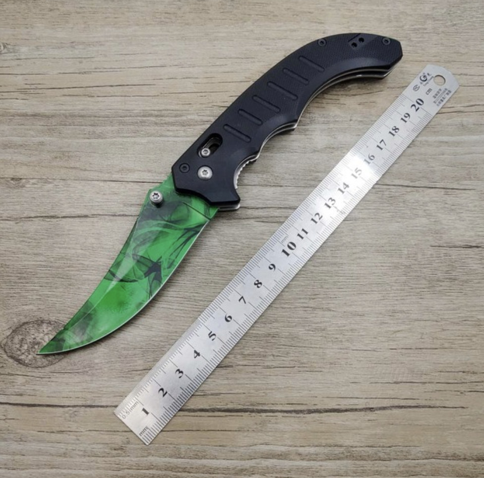 CSGO Flip knife Stainless-Steel - Gamma doppler/fade