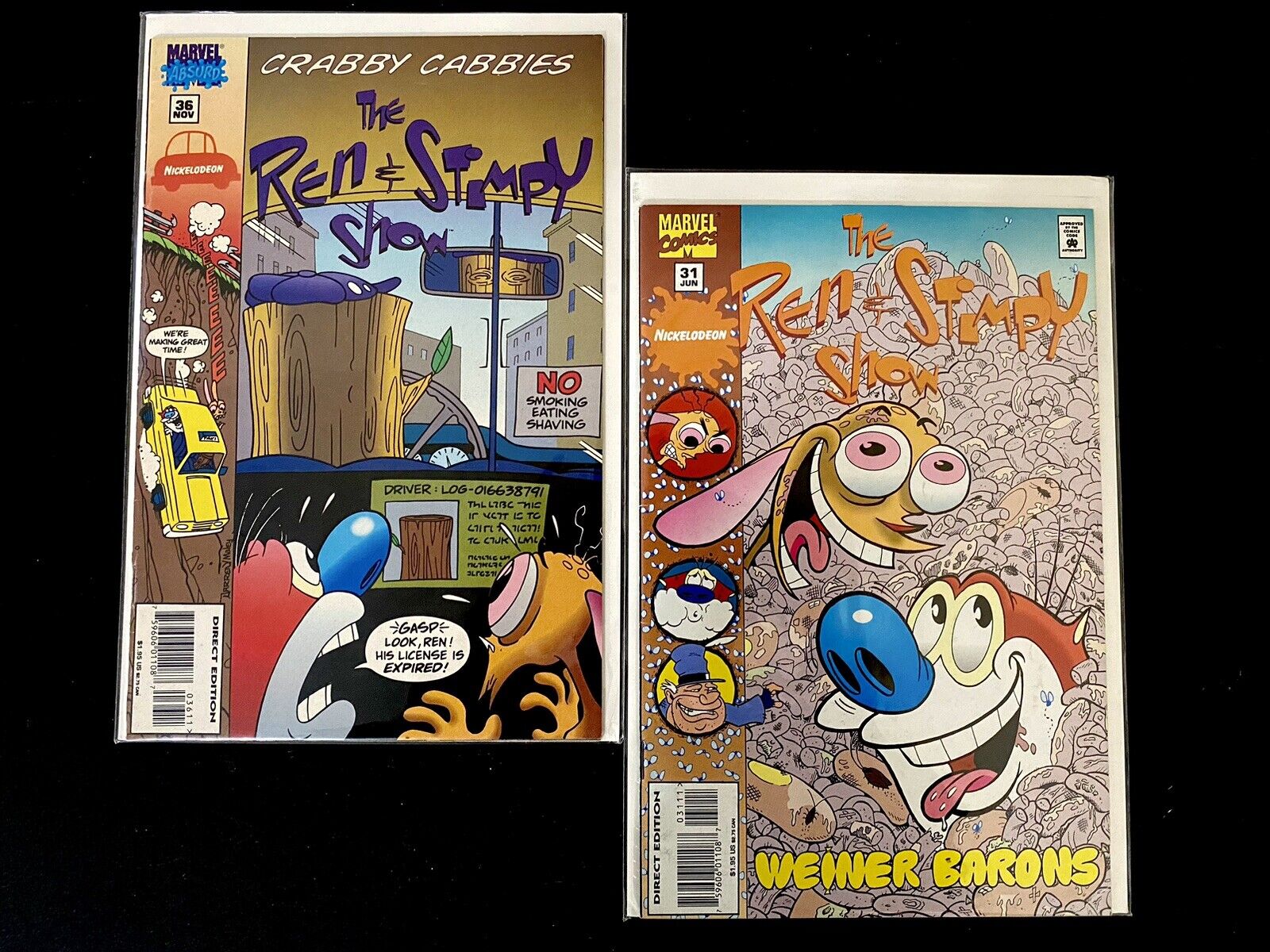 Ren And Stimpy Comic Lot (31 And 36)