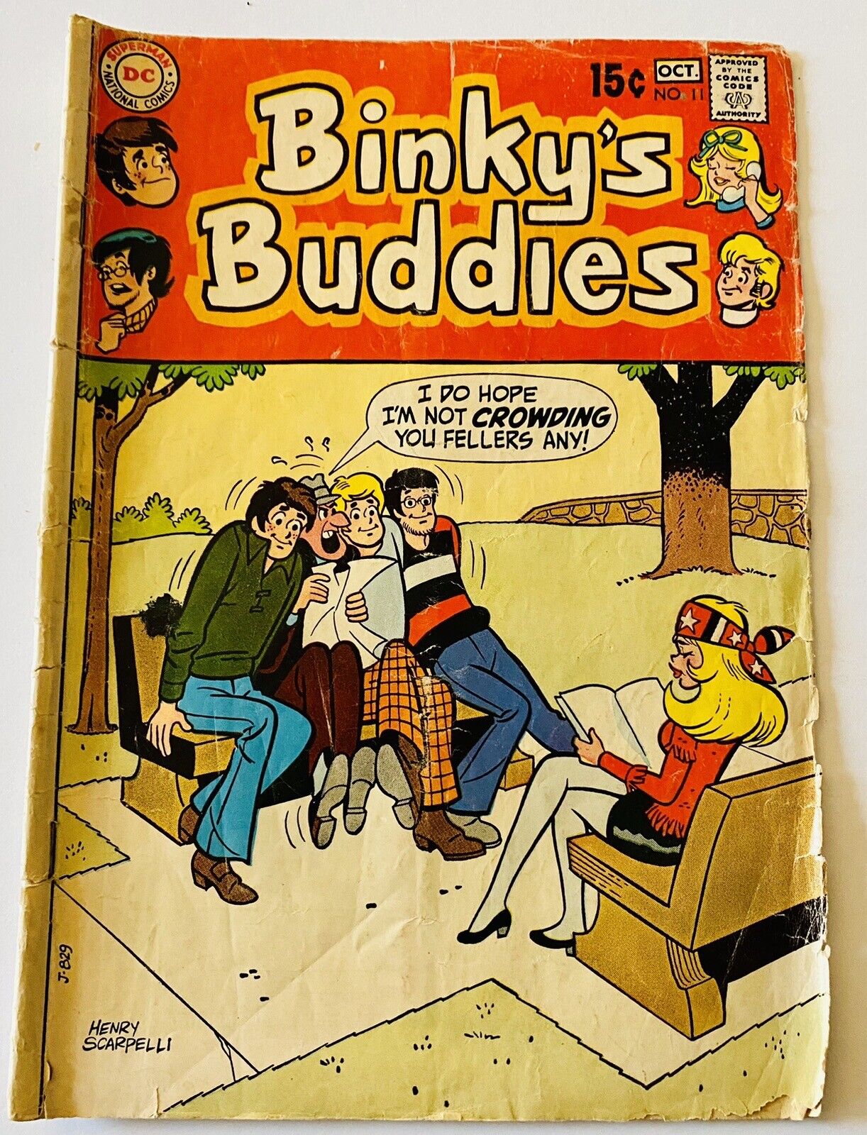 Vintage DC Comics BINKY\'S BUDDIES #11 September-October 1970 Issue