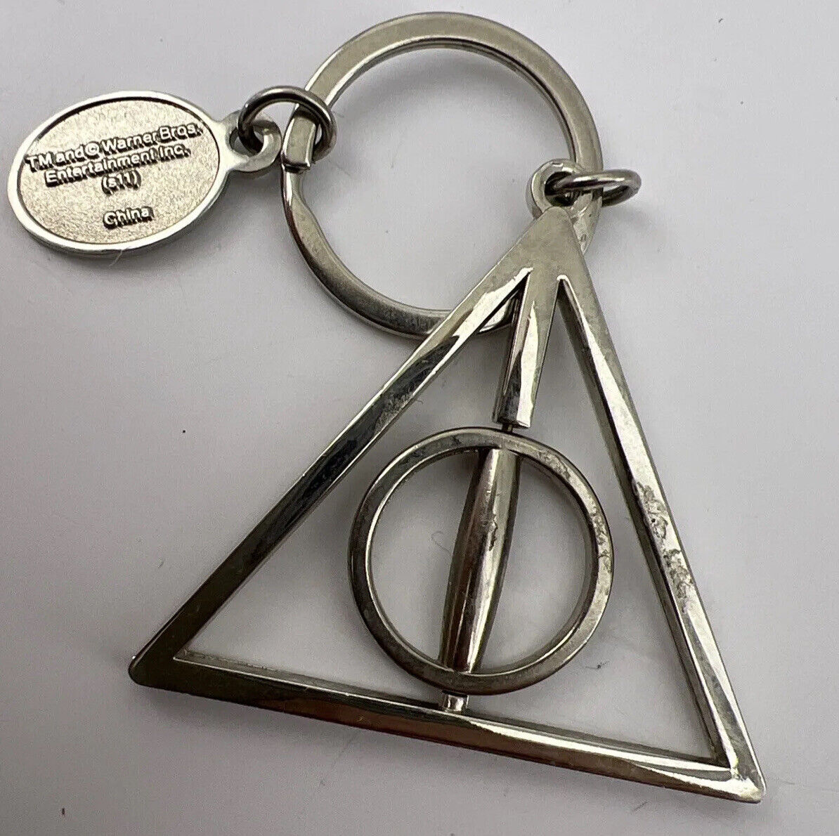 Universal Studios Orlando The Wizarding World of Harry Potter Silver Keychain