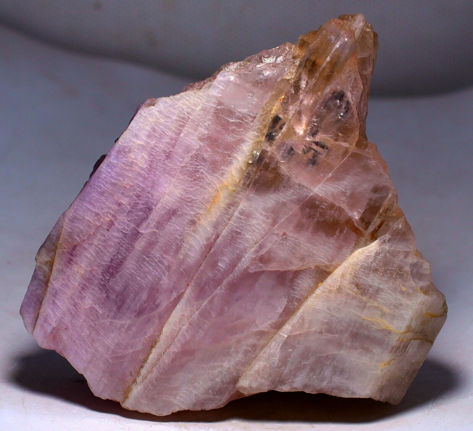 529 GM Beautiful Faceted Natural Pink KUNZITE Crystal Specimen From Afghanistan