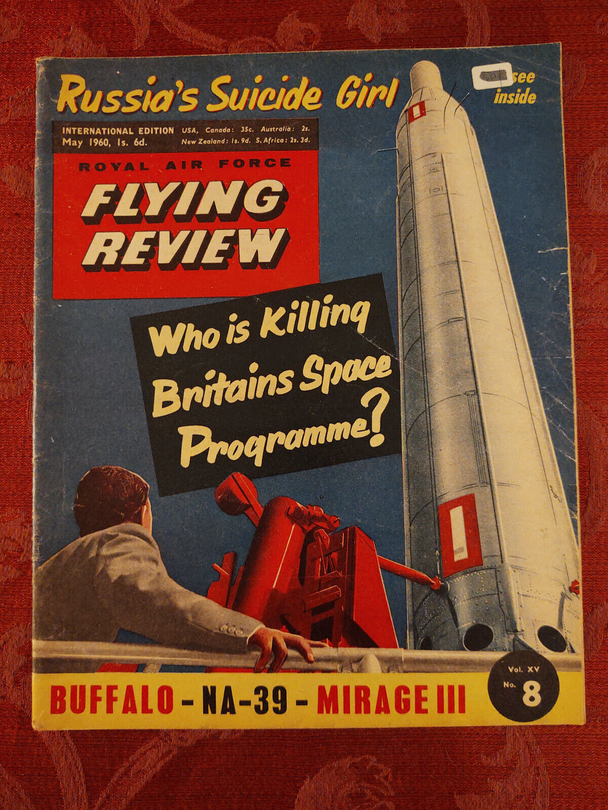 RAF Flying Review Magazine May 1960 Britain Space Programme Blackburn A 39