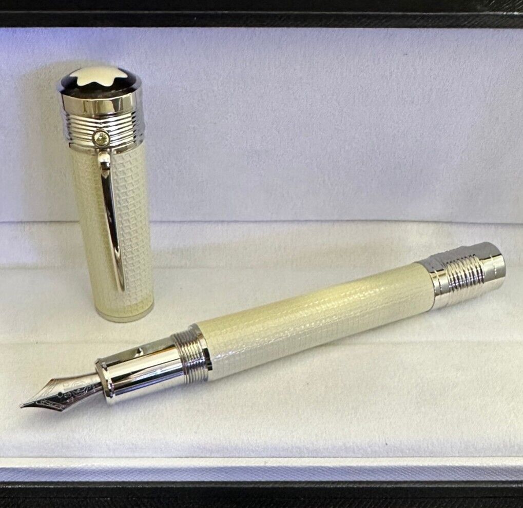 Luxury Great Writers Series Off-white Color Medium nib Fountain Pen