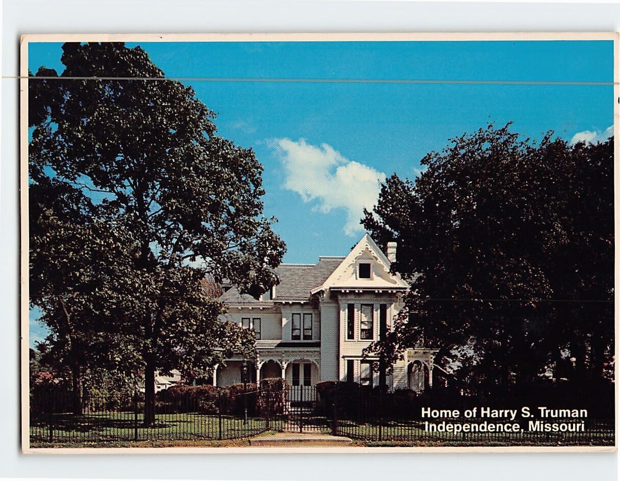 Postcard Home of Harry S. Truman Independence Missouri USA