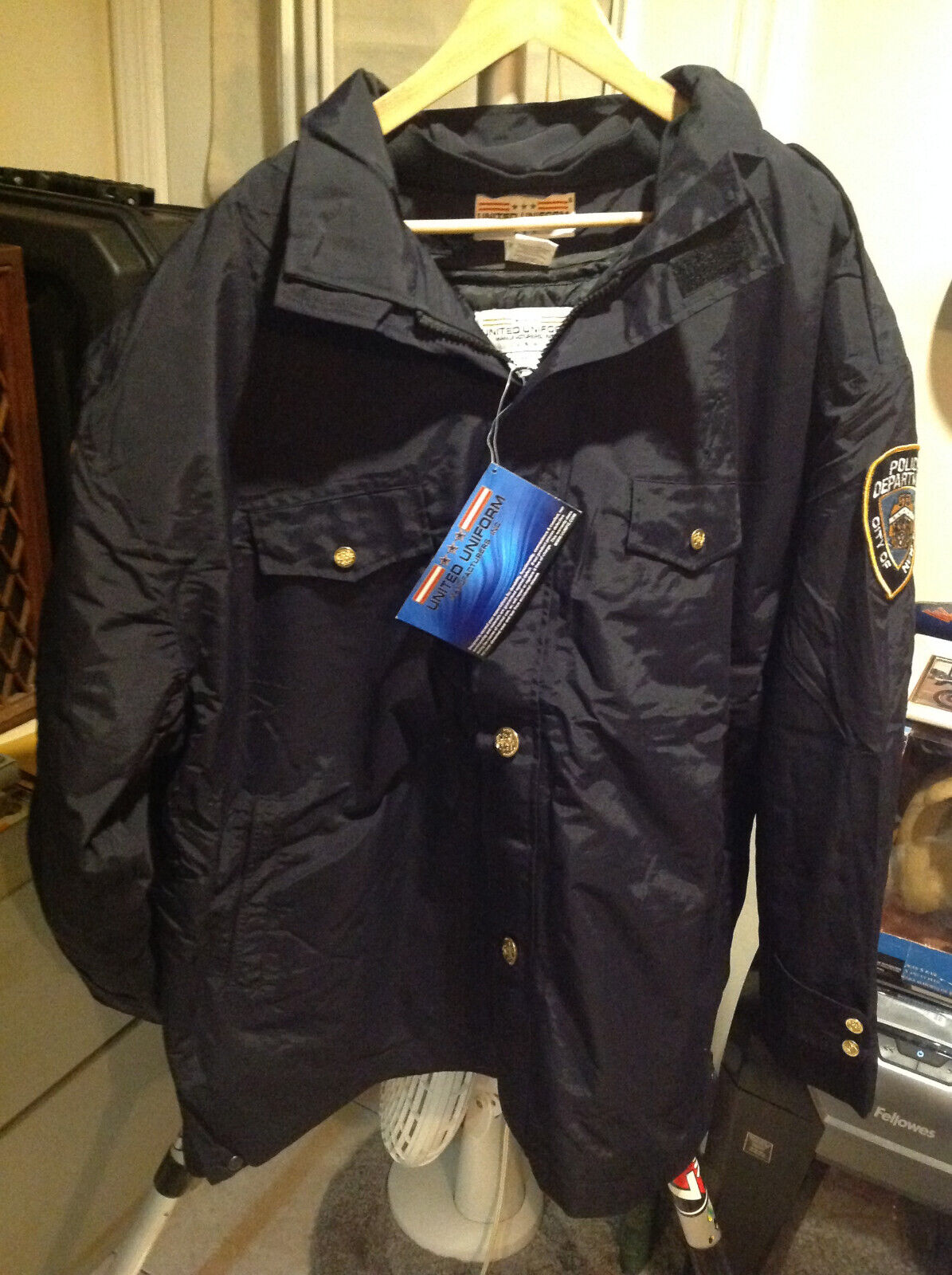 New York City Police Department NYPD Prop Film JACKET 2XL-3XL