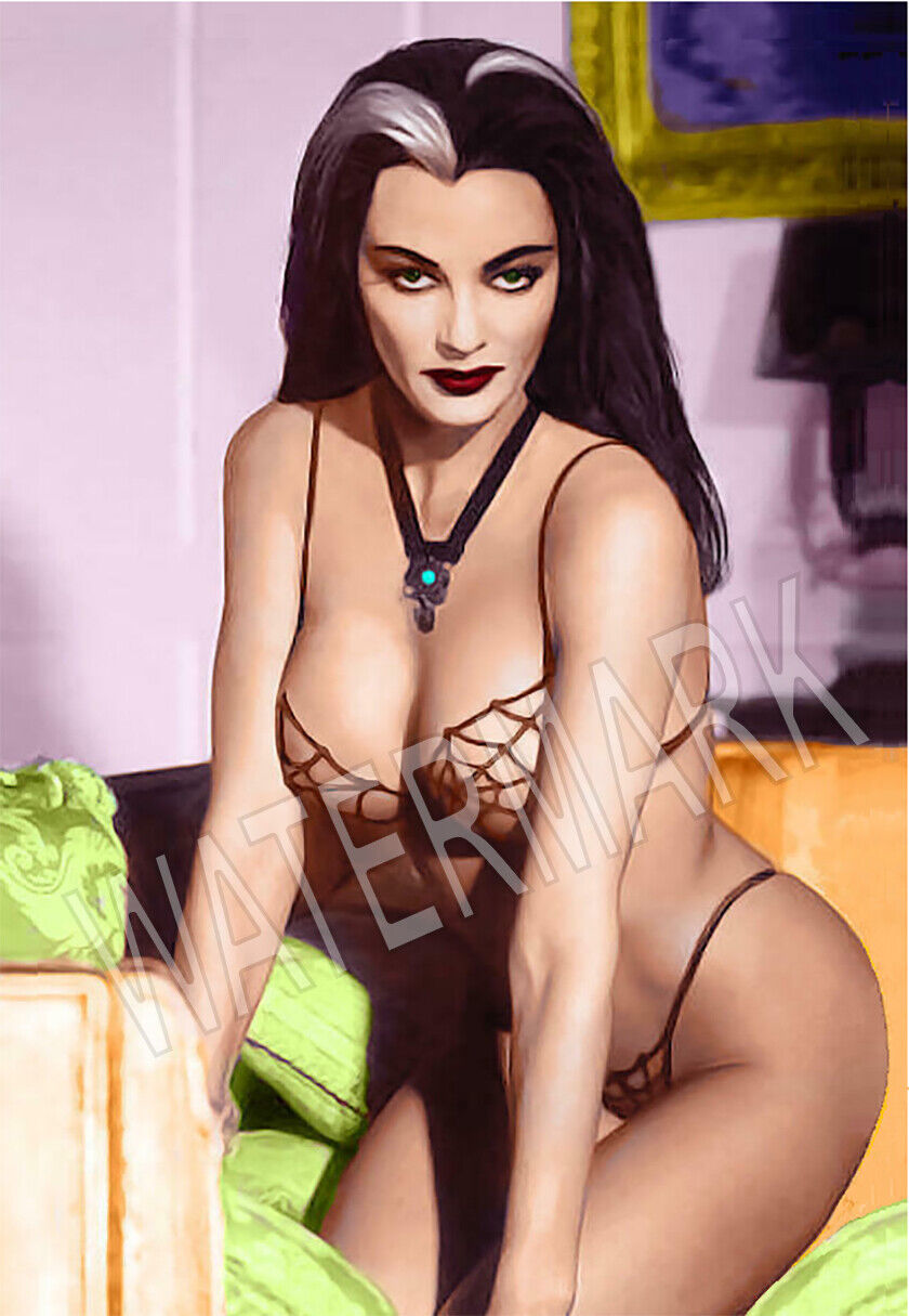 Sexy Lily The Munster Portrait High Quality Metal Magnet 3 x 4 Fridge 8885