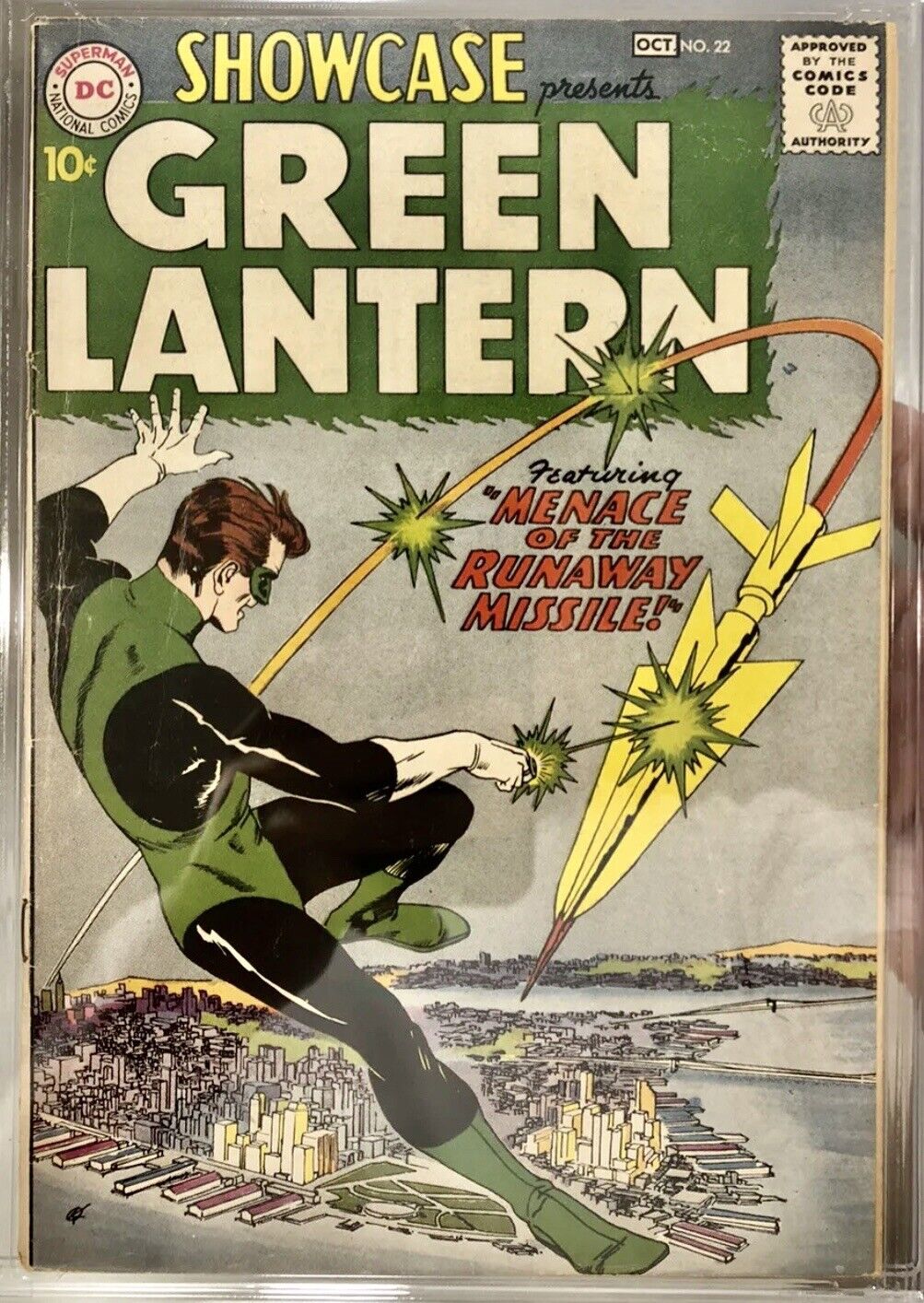 DC Comics Showcase #22 9-10/1959, CGC 5.0 1st Silver Age Green Lantern